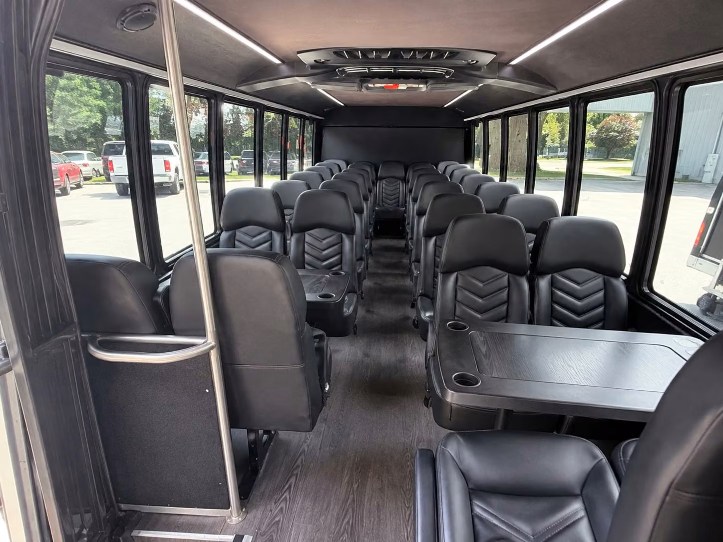 18 passenger minibus inside