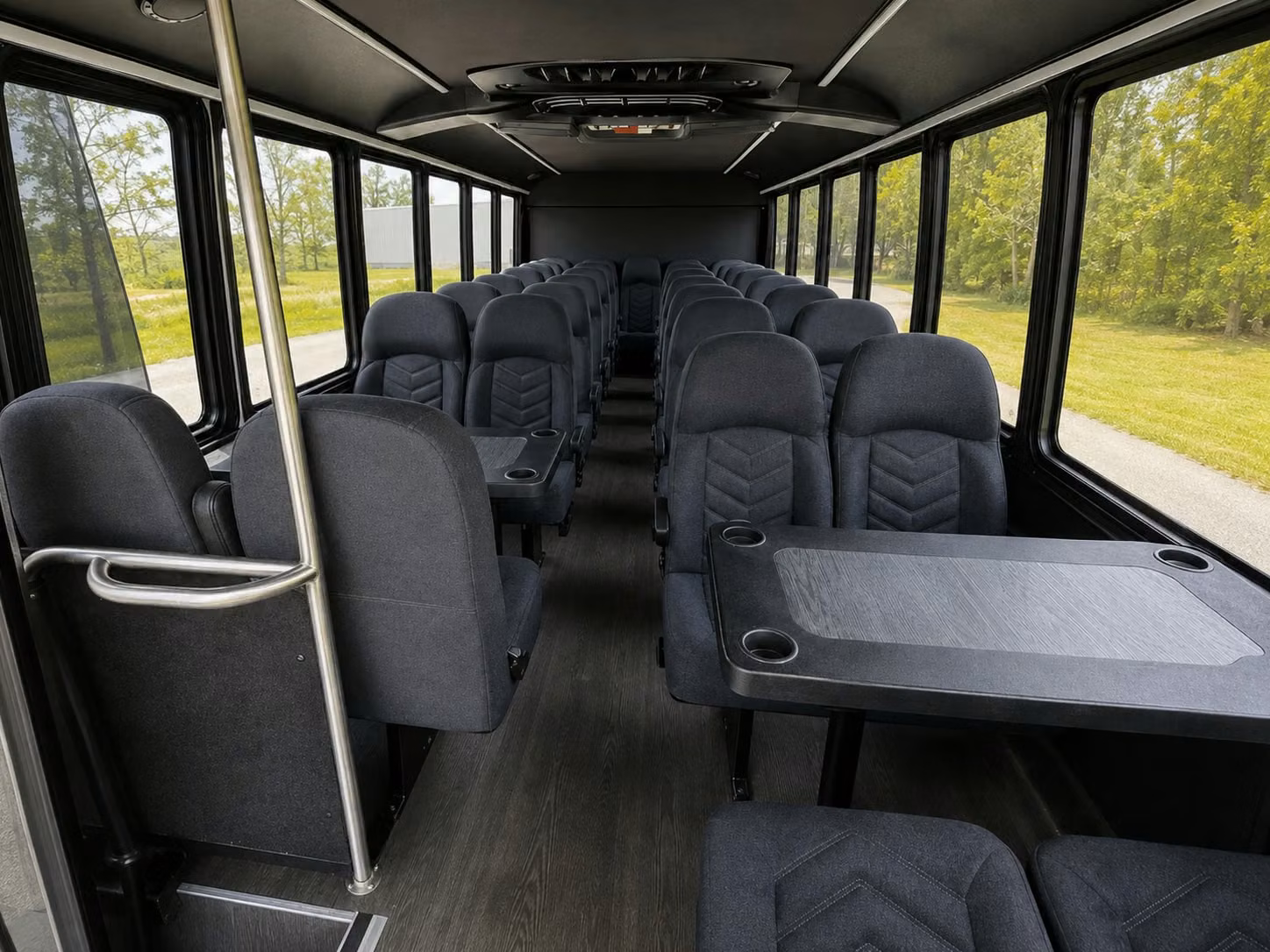 18 passenger minibus interior