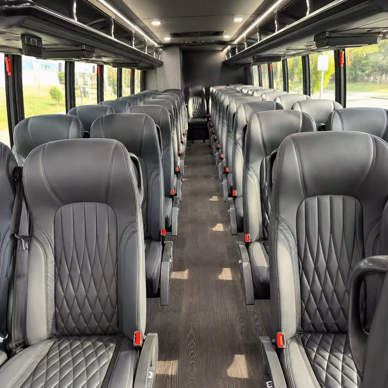 25 passenger minibus inside