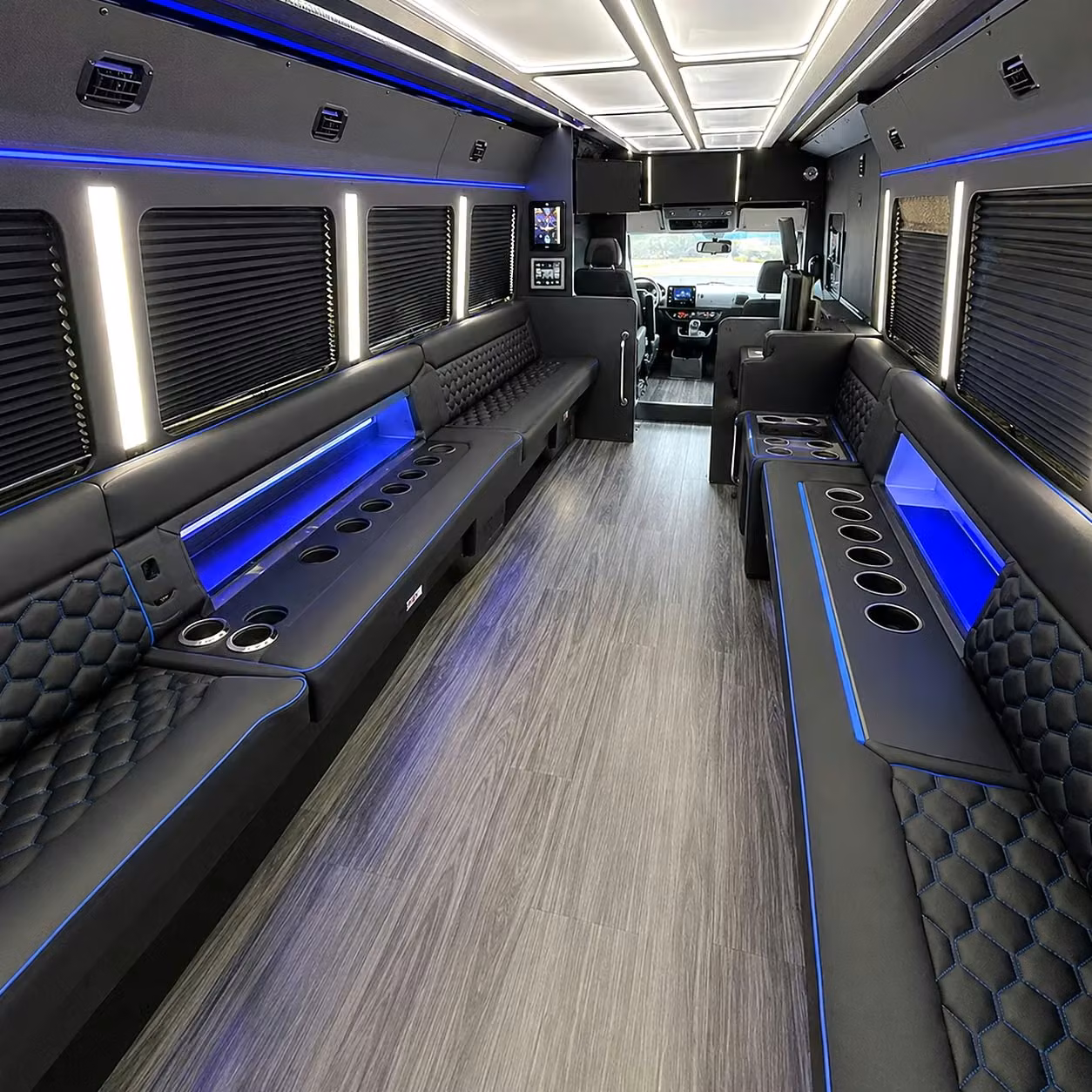 party bus interior